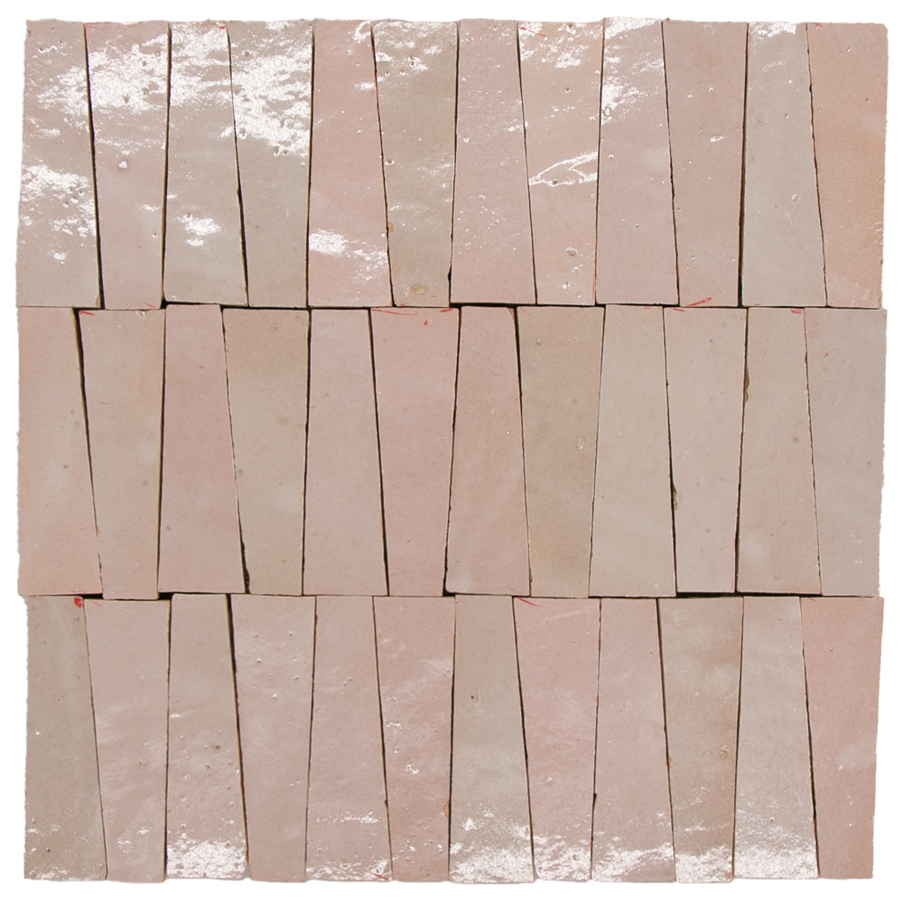 Zellige Gris Rose Dorsale