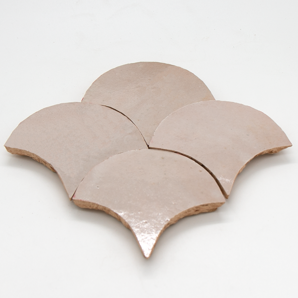 SAM Zellige Gris Rose Poisson Echelles