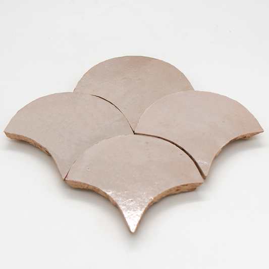 SAM Zellige Gris Rose Poisson Echelles