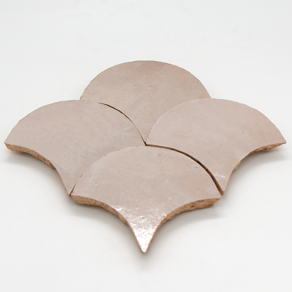 Zellige Gris Rose Poisson Echelles