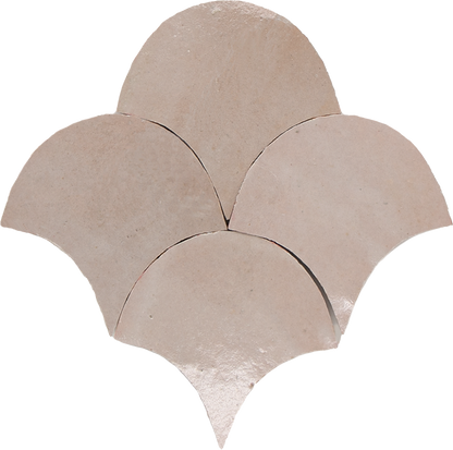 Zellige Gris Rose Poisson Echelles