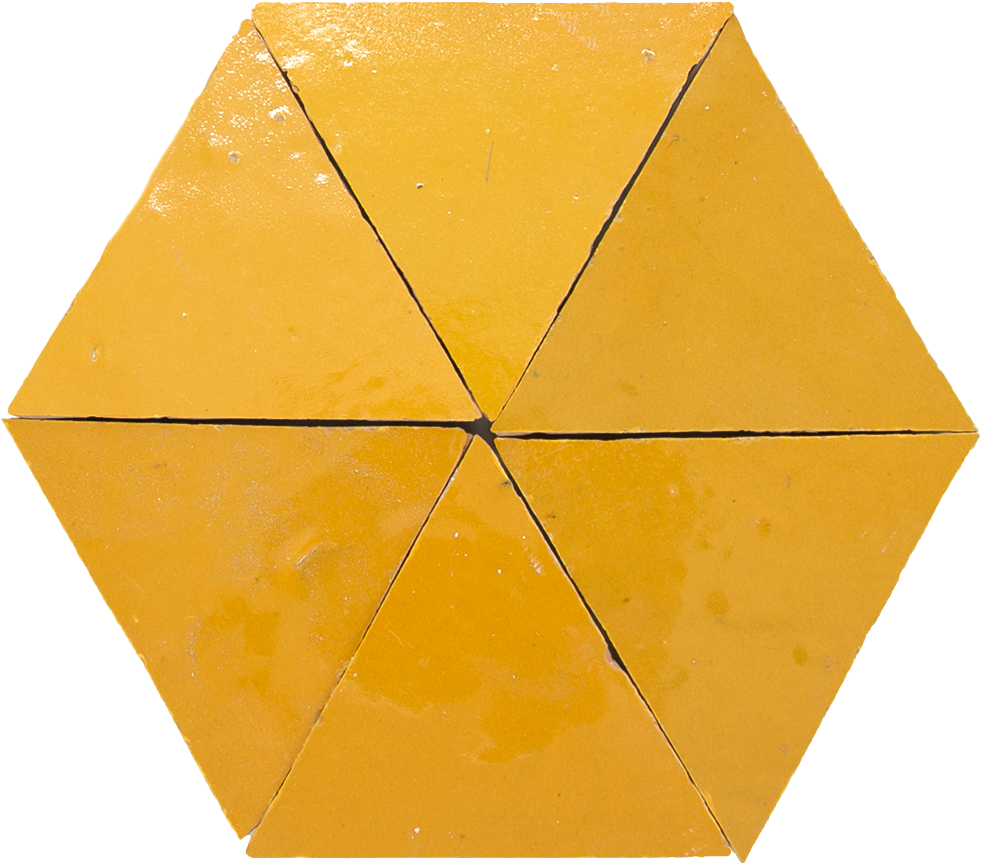 Zellige Jaune Triangle
