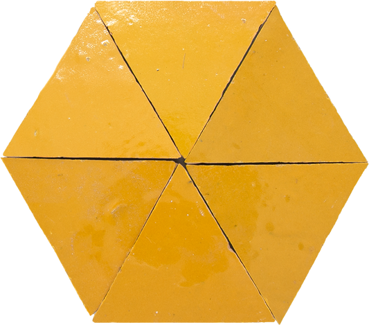 Zellige Jaune Triangle