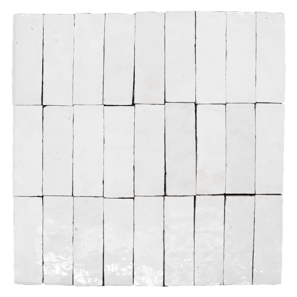 Zellige Neige Blanc KitKat