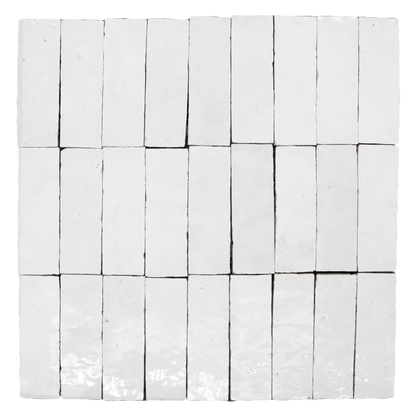 Zellige Neige Blanc KitKat