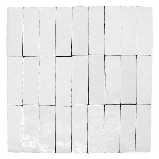 Zellige Neige Blanc KitKat