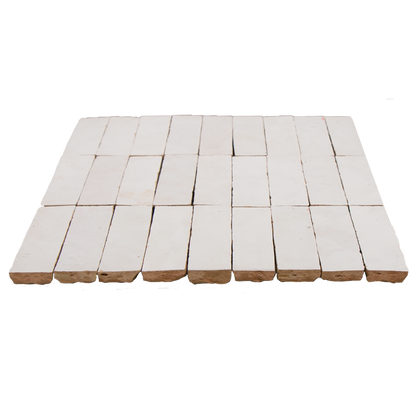 Zellige Neige Blanc KitKat