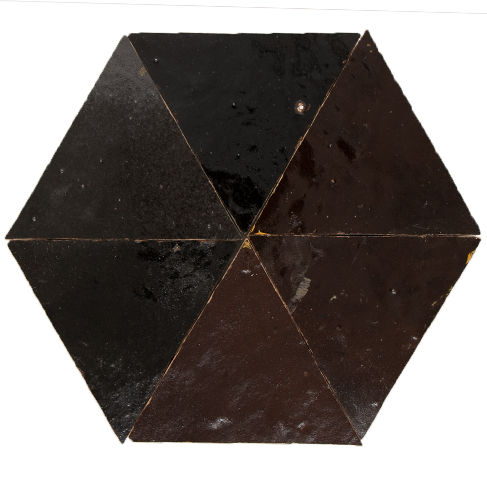 Zellige Marron Triangle