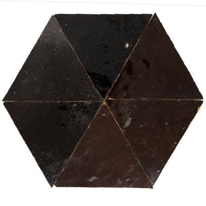 Zellige Marron Triangle