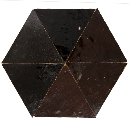 Zellige Marron Triangle