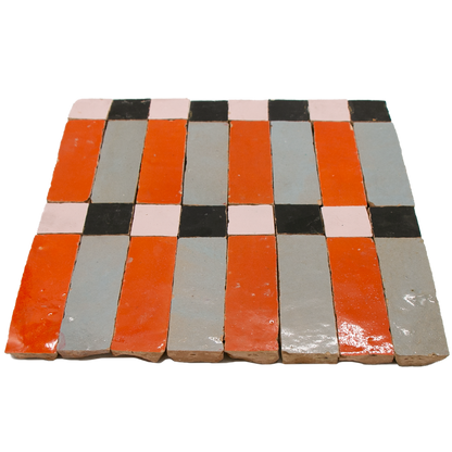 Zellige Metropole Orange Bleu