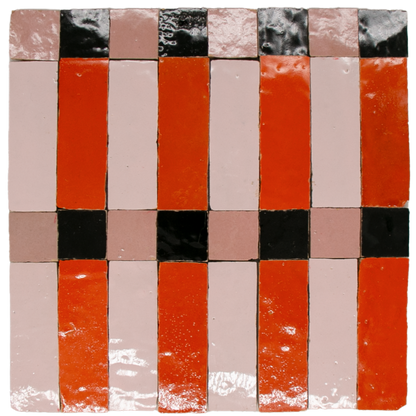 Zellige Metropole Rose Orange