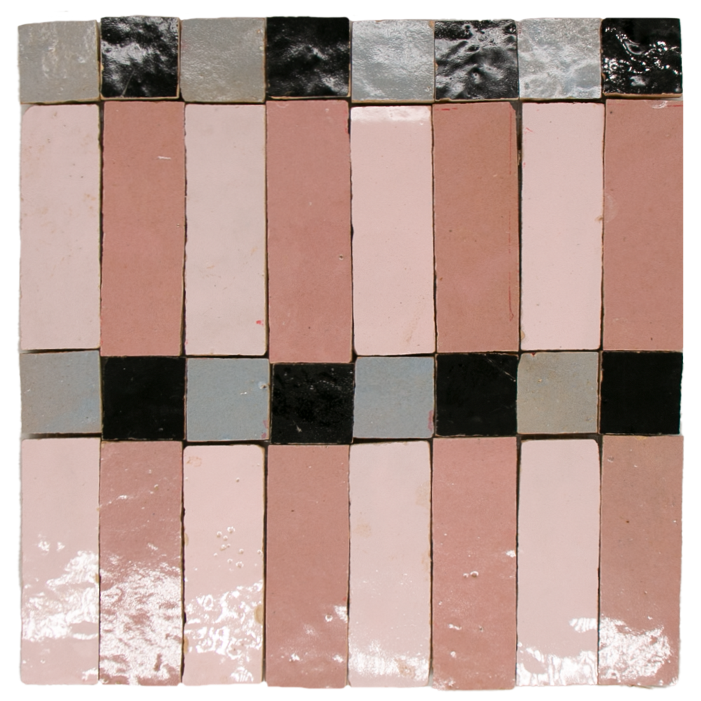 Zellige Metropole Rose Rose