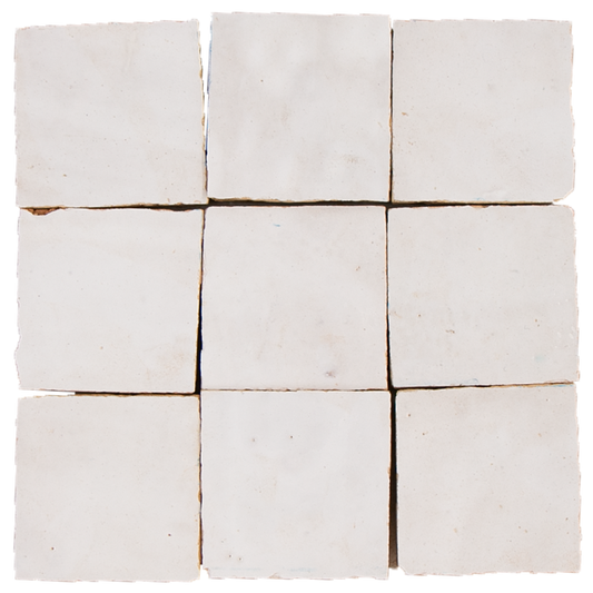 Zellige Neige Blanc