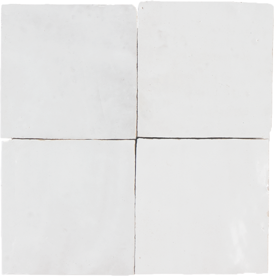 Zellige Neige Blanc