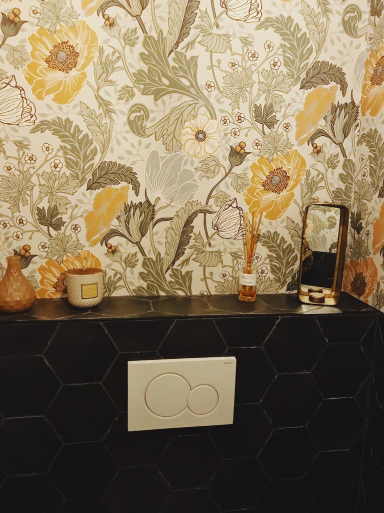 Zellige Noir Hexagone