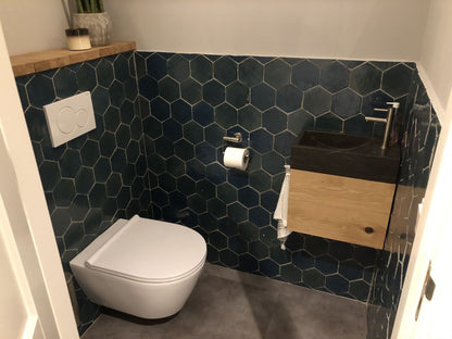 Zellige Noir Hexagone