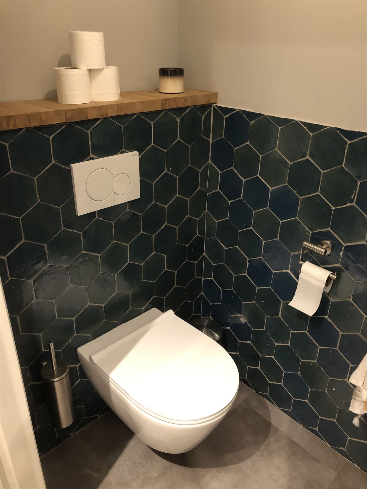 Zellige Noir Hexagone