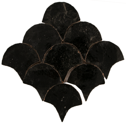 Zellige Noir Poisson Echelles