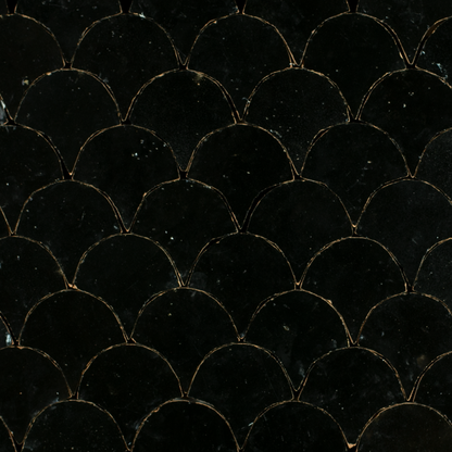 Zellige Noir Poisson Echelles