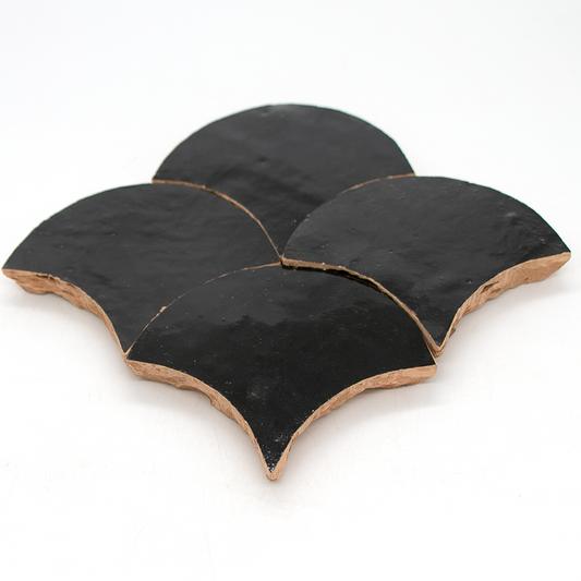 SAM Zellige Noir Poisson Echelles
