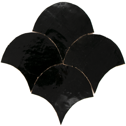 Zellige Noir Poisson Echelles