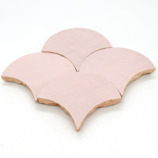 SAM Zellige Pastel Rose Poisson Echelles