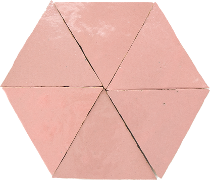 Zellige Rose Doux Triangle