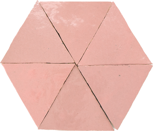 Zellige Rose Doux Triangle