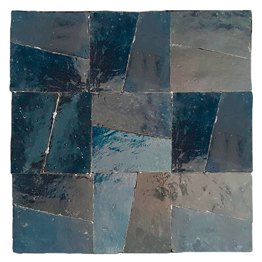 Zellige Bleu Nuit Oblique