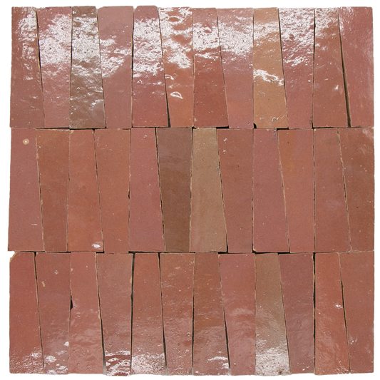 Zellige Rose Rouge Dorsale