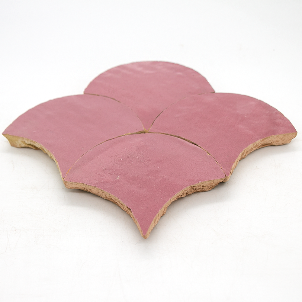 SAM Zellige Rose Vieux Poisson Echelles