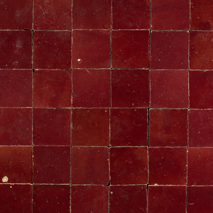 Zellige Bordeaux Rouge