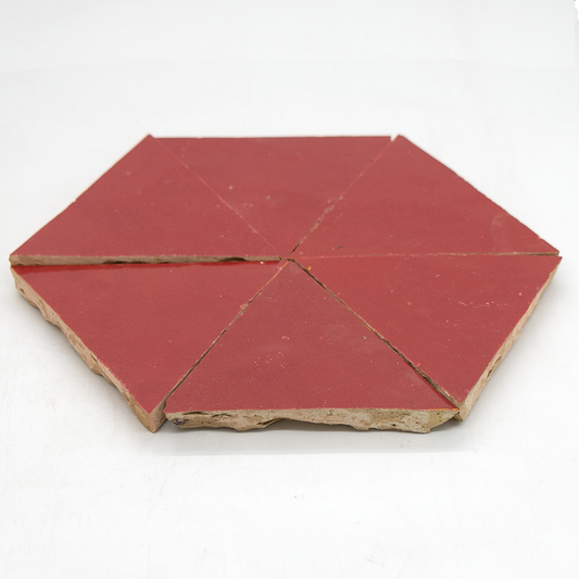SAM Zellige Rouge Sang Triangle
