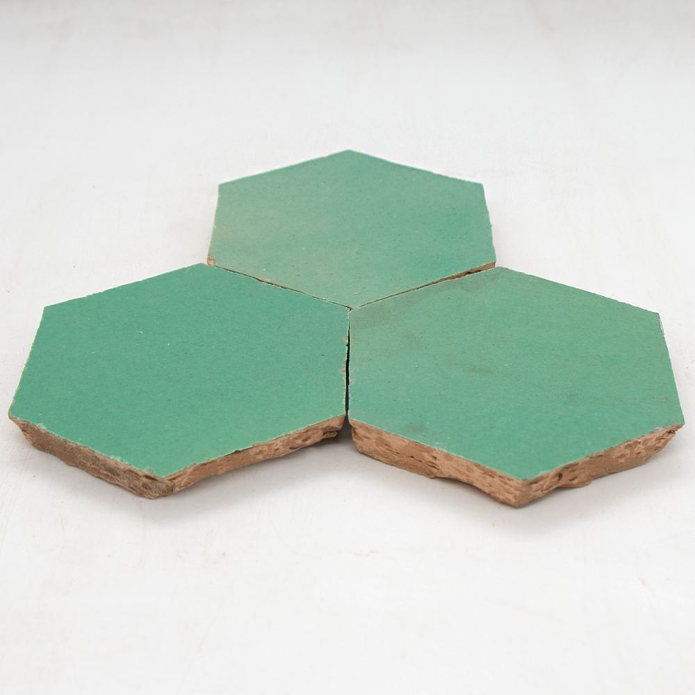 SAM Zellige Turquoise Hexagone