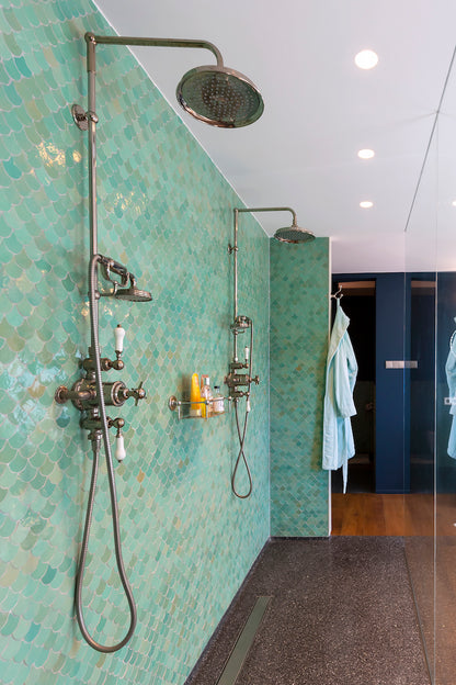 Zellige Turquoise Poisson Echelles