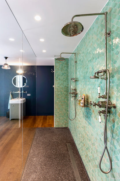 Zellige Turquoise Poisson Echelles