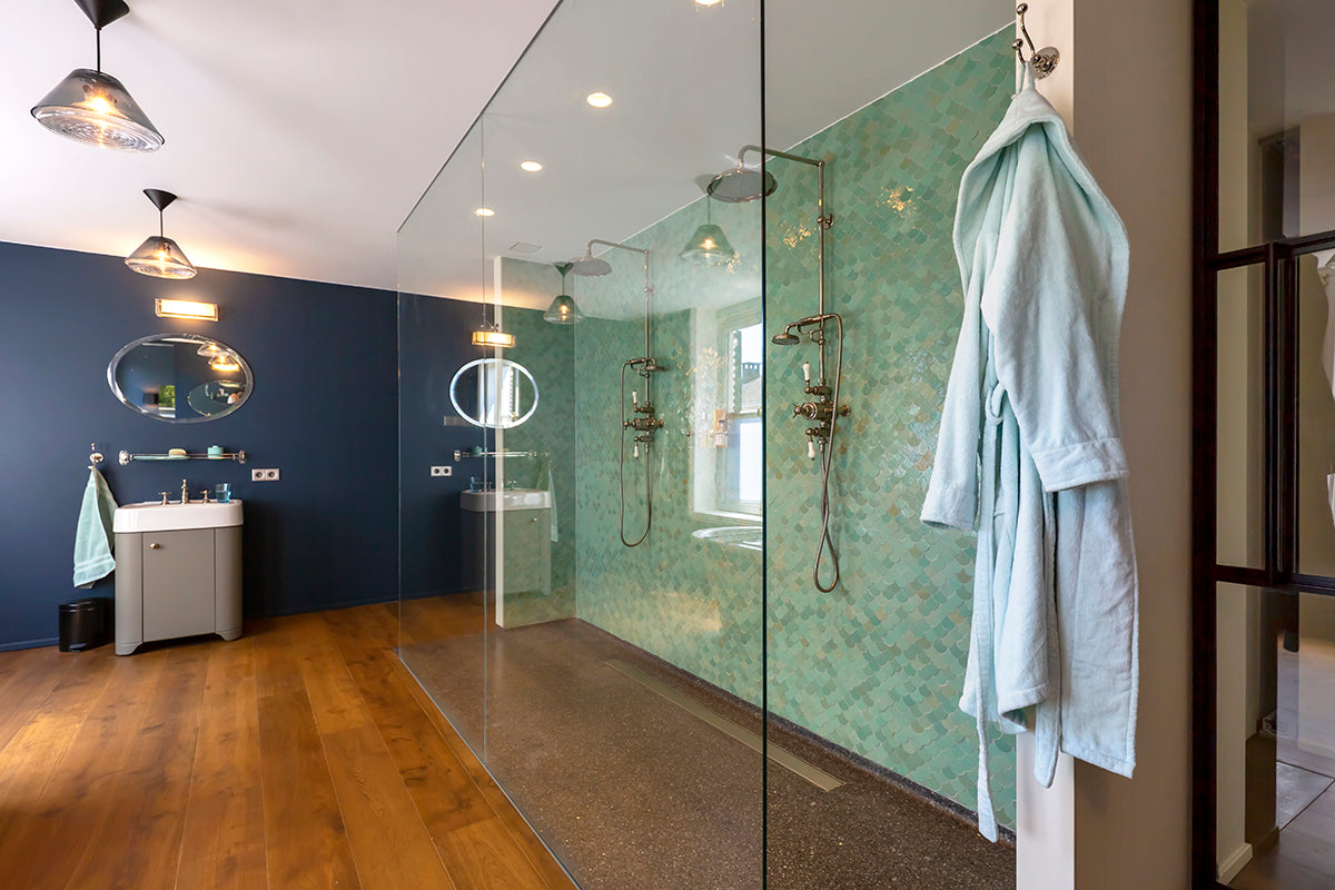 Zellige Turquoise Poisson Echelles