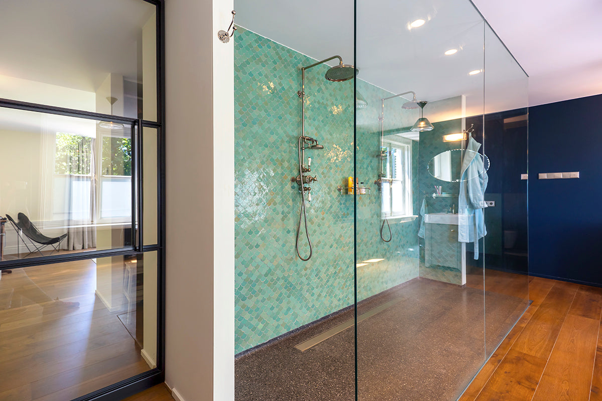 Zellige Turquoise Poisson Echelles