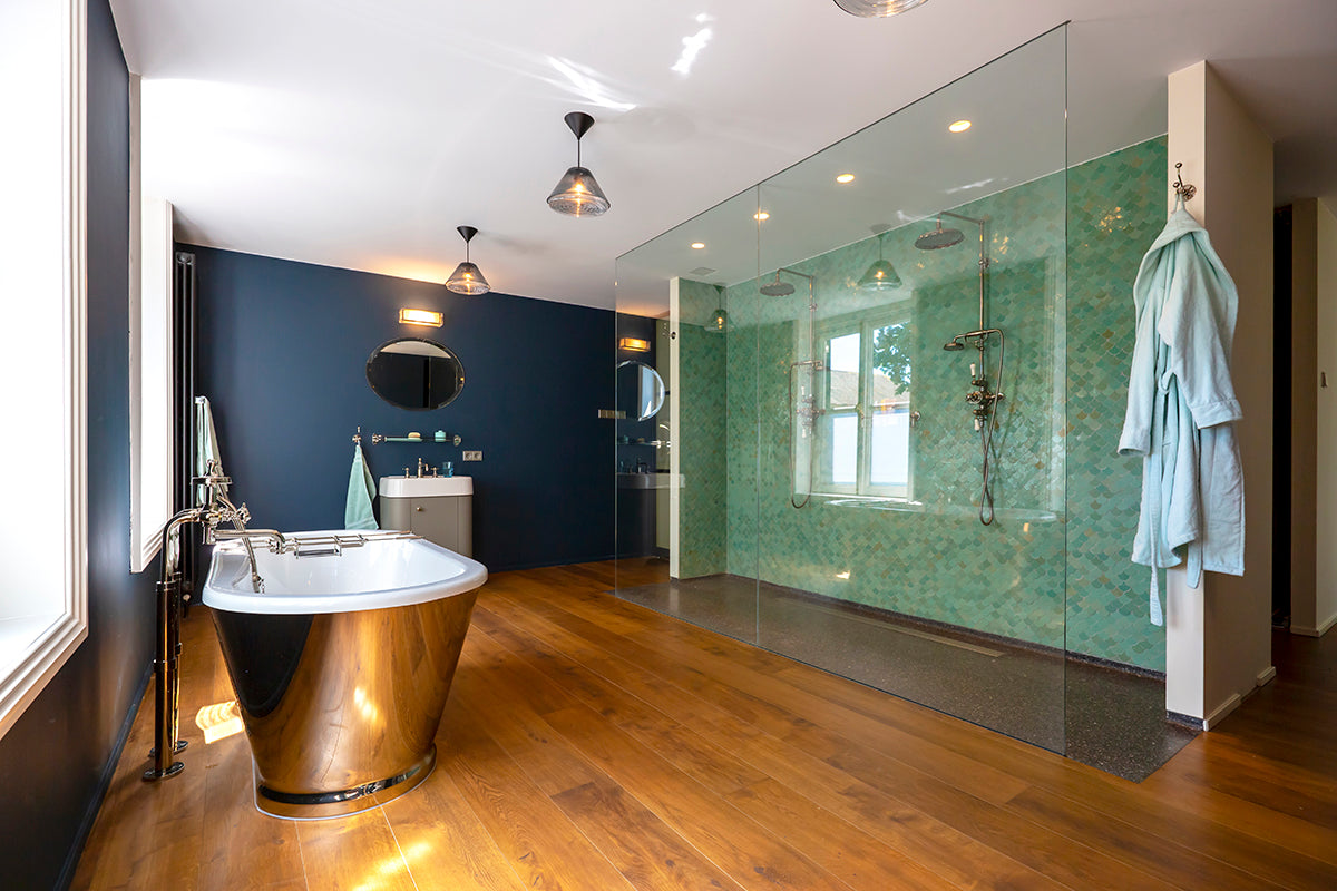 Zellige Turquoise Poisson Echelles