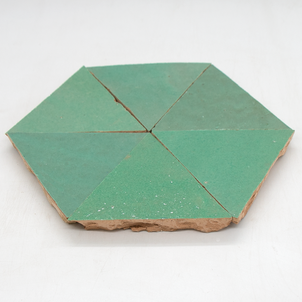 Zellige Turquoise Triangle
