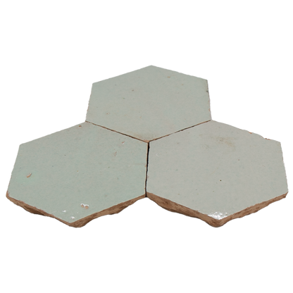 SAM Zellige Vert Clair Hexagone