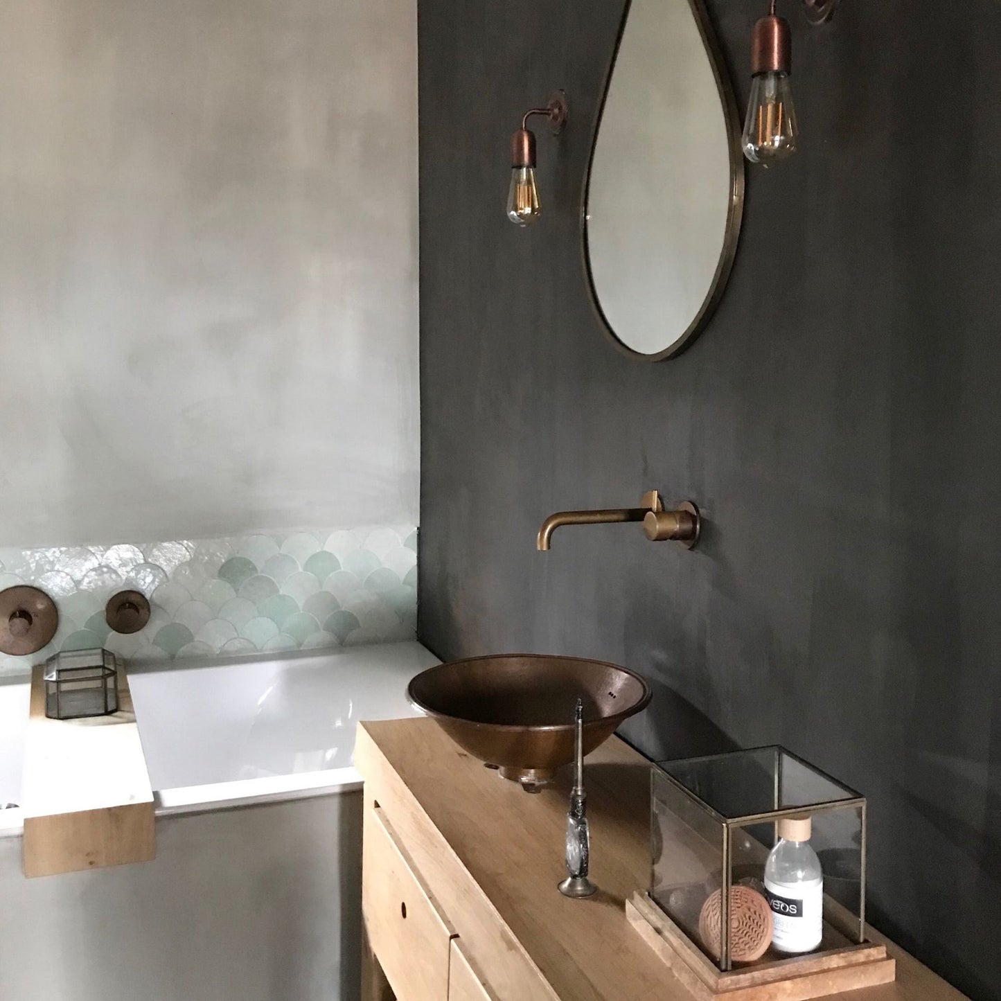 Zellige Vert Clair Poisson Echelles