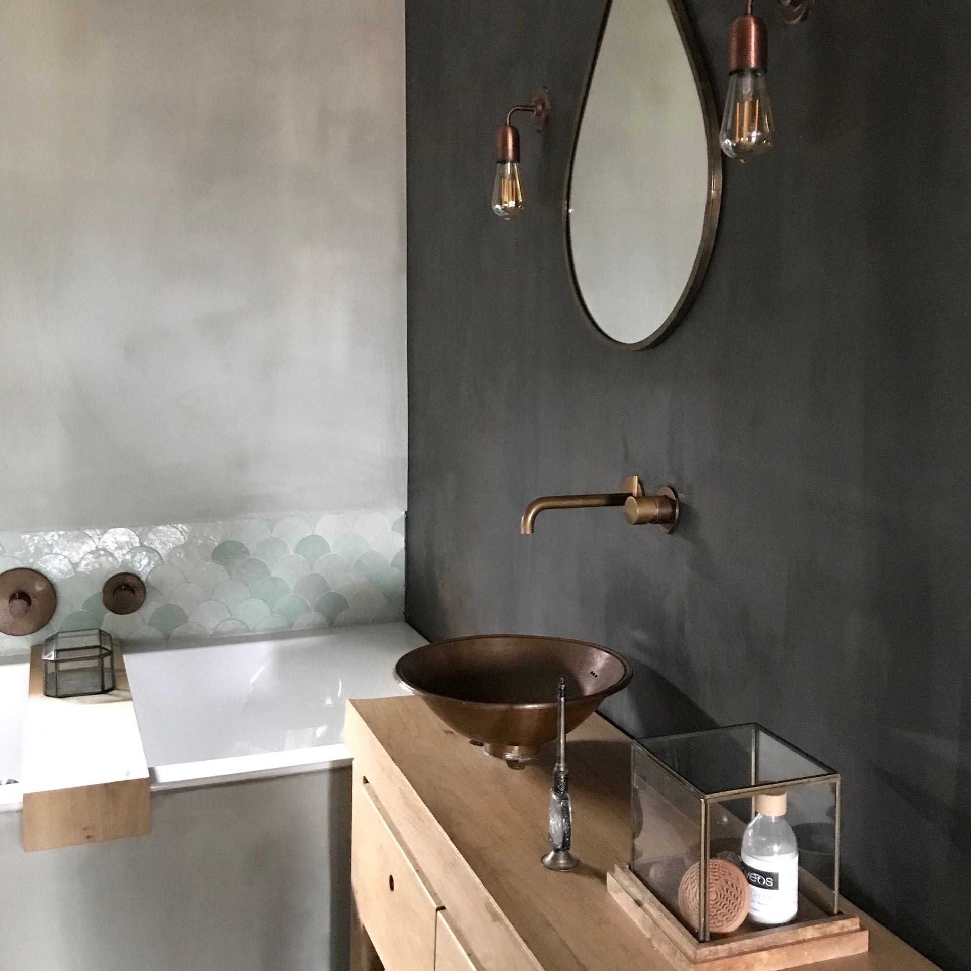 Zellige Vert Clair Poisson Echelles