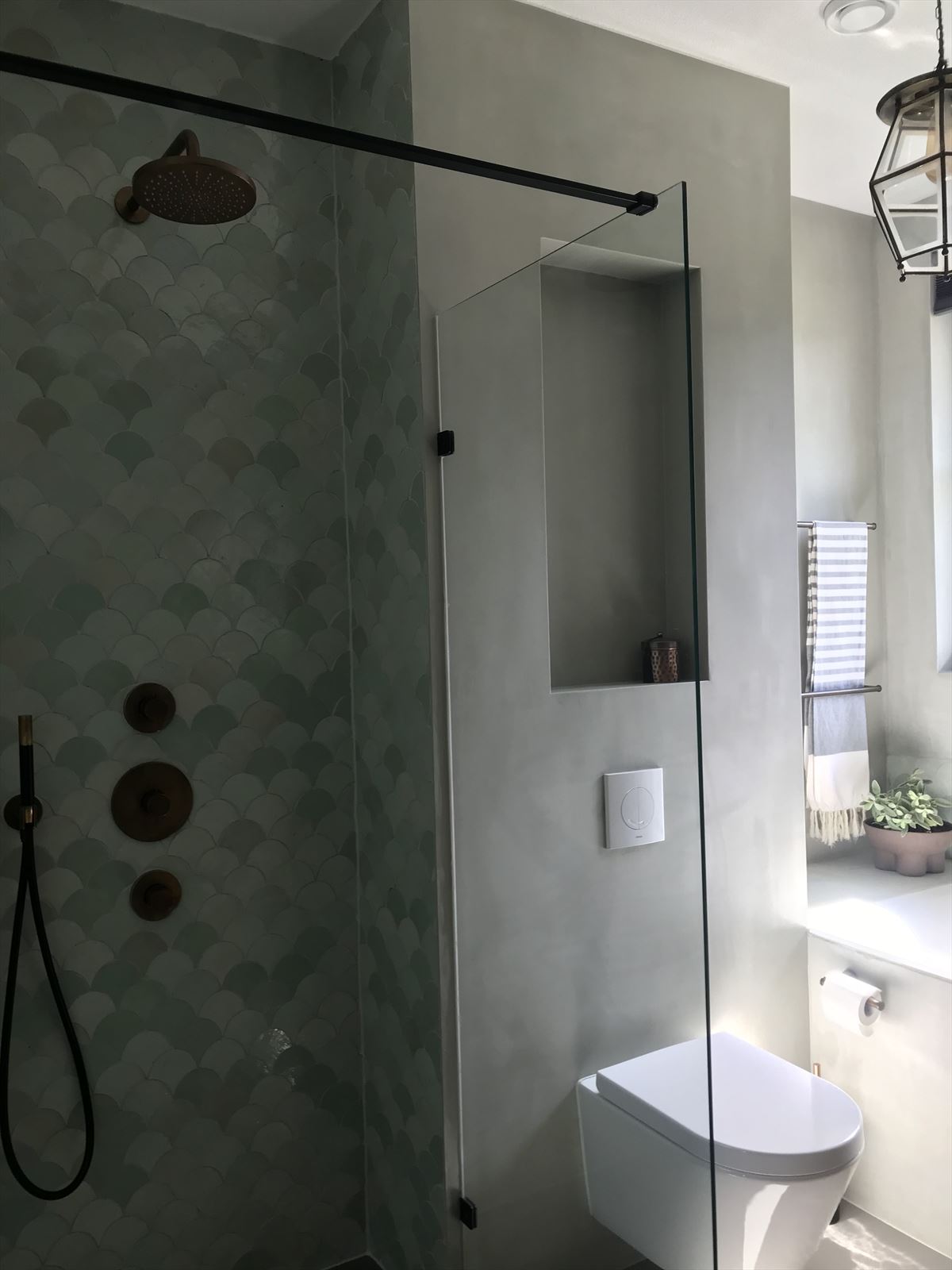 Zellige Vert Clair Poisson Echelles