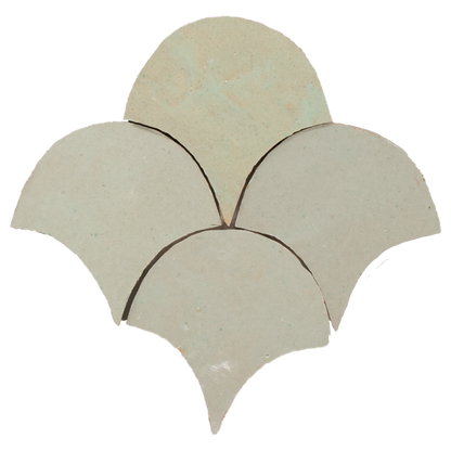 Zellige Vert Clair Poisson Echelles