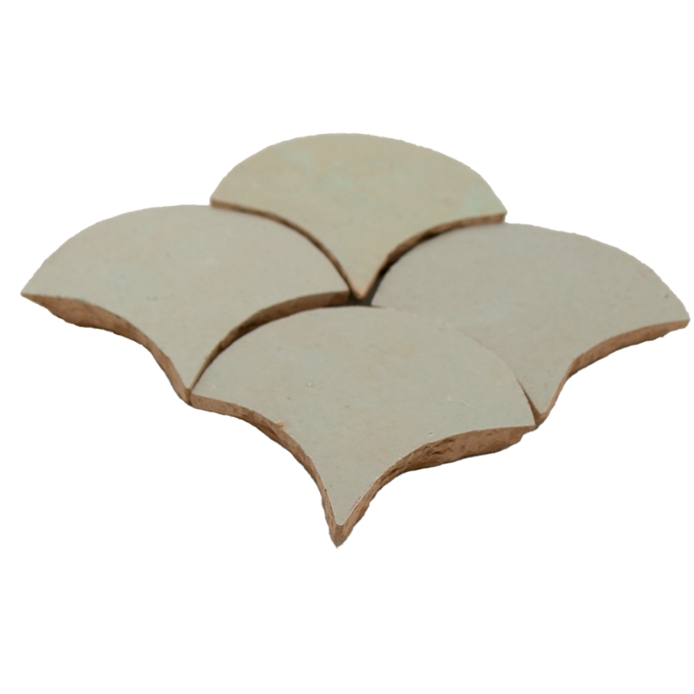 Zellige Vert Clair Poisson Echelles