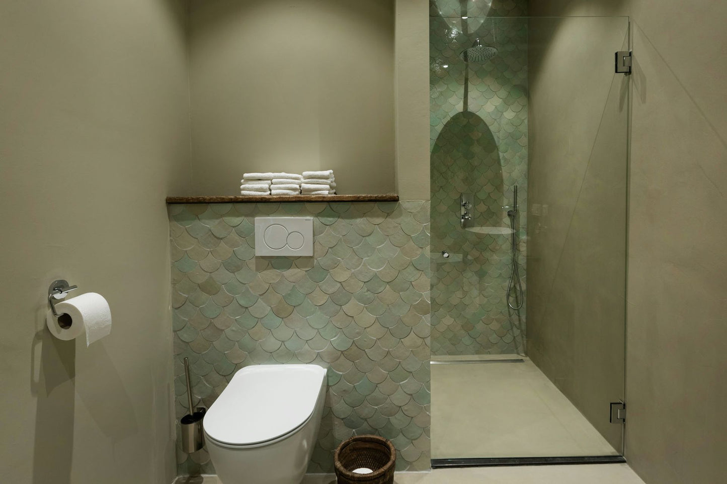 Zellige Vert Clair Poisson Echelles