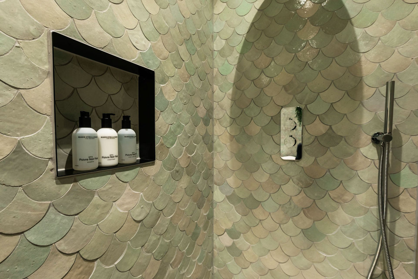 Zellige Vert Clair Poisson Echelles