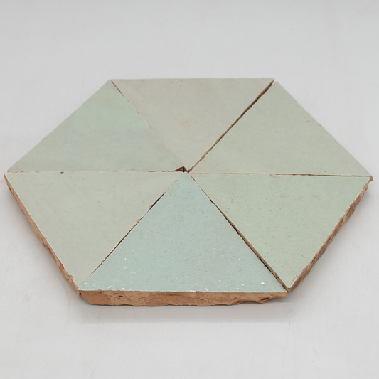 SAM Zellige Vert Clair Triangle